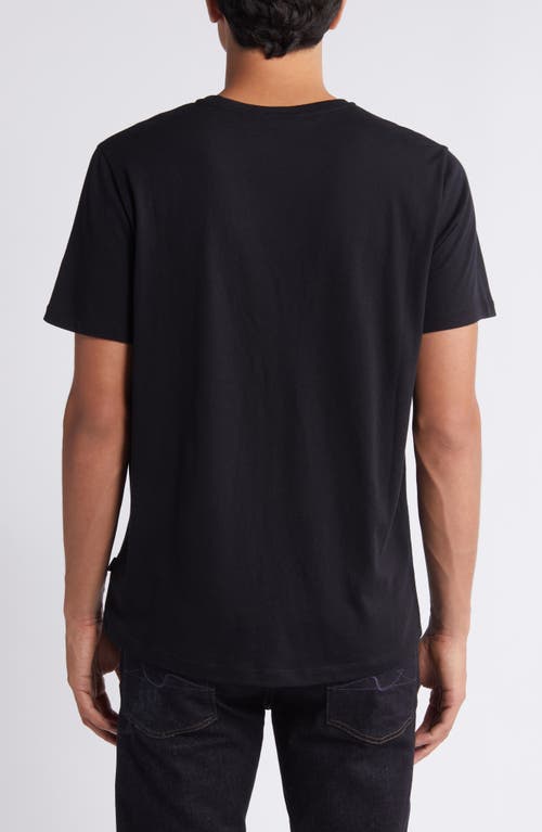 Shop 7 For All Mankind Cotton & Cashmere T-shirt In Black