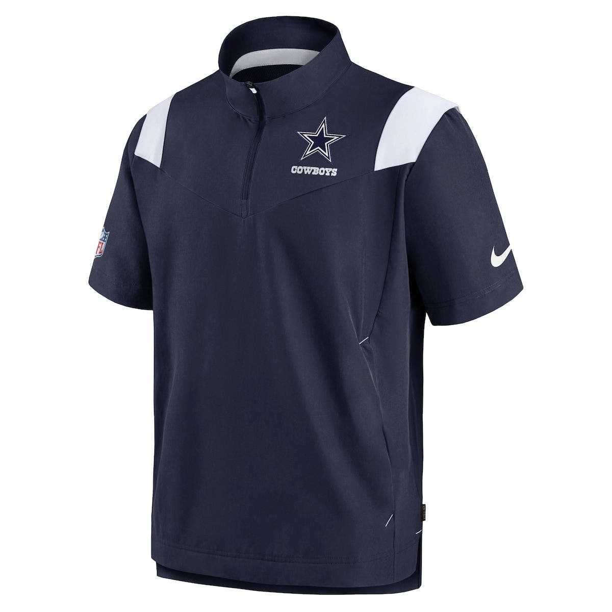 Nike Men's Nike Navy Dallas Cowboys Sideline Coaches Chevron Lockup ...