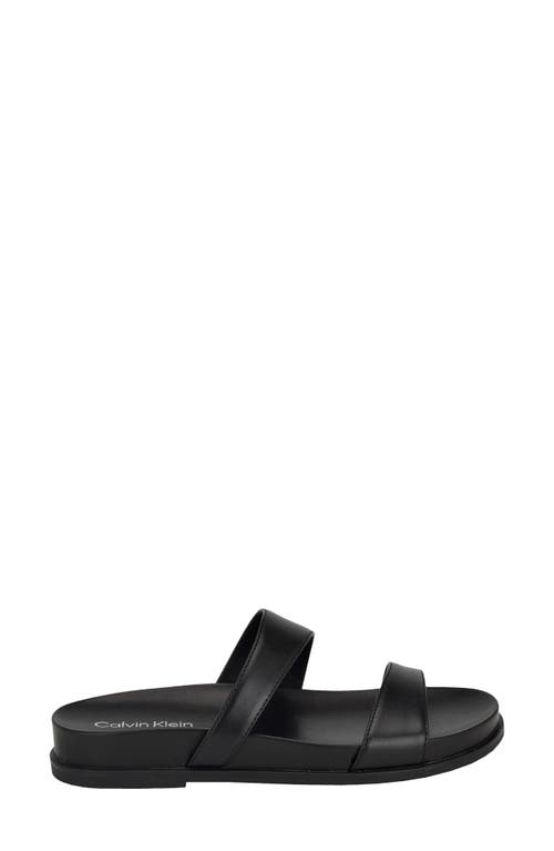 Calvin Klein Explore Slide Sandal In Black