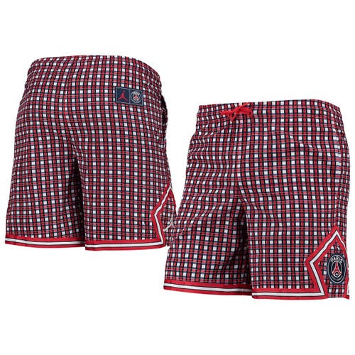 Women's Jordan Brand Red Paris Saint-Germain Woven Shorts