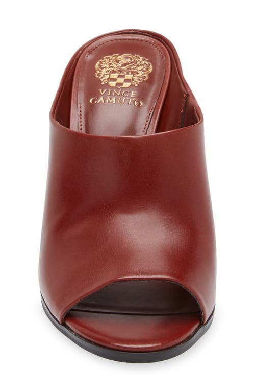 Shop Vince Camuto Brianda Open Toe Mule In Cuero Local Zenith