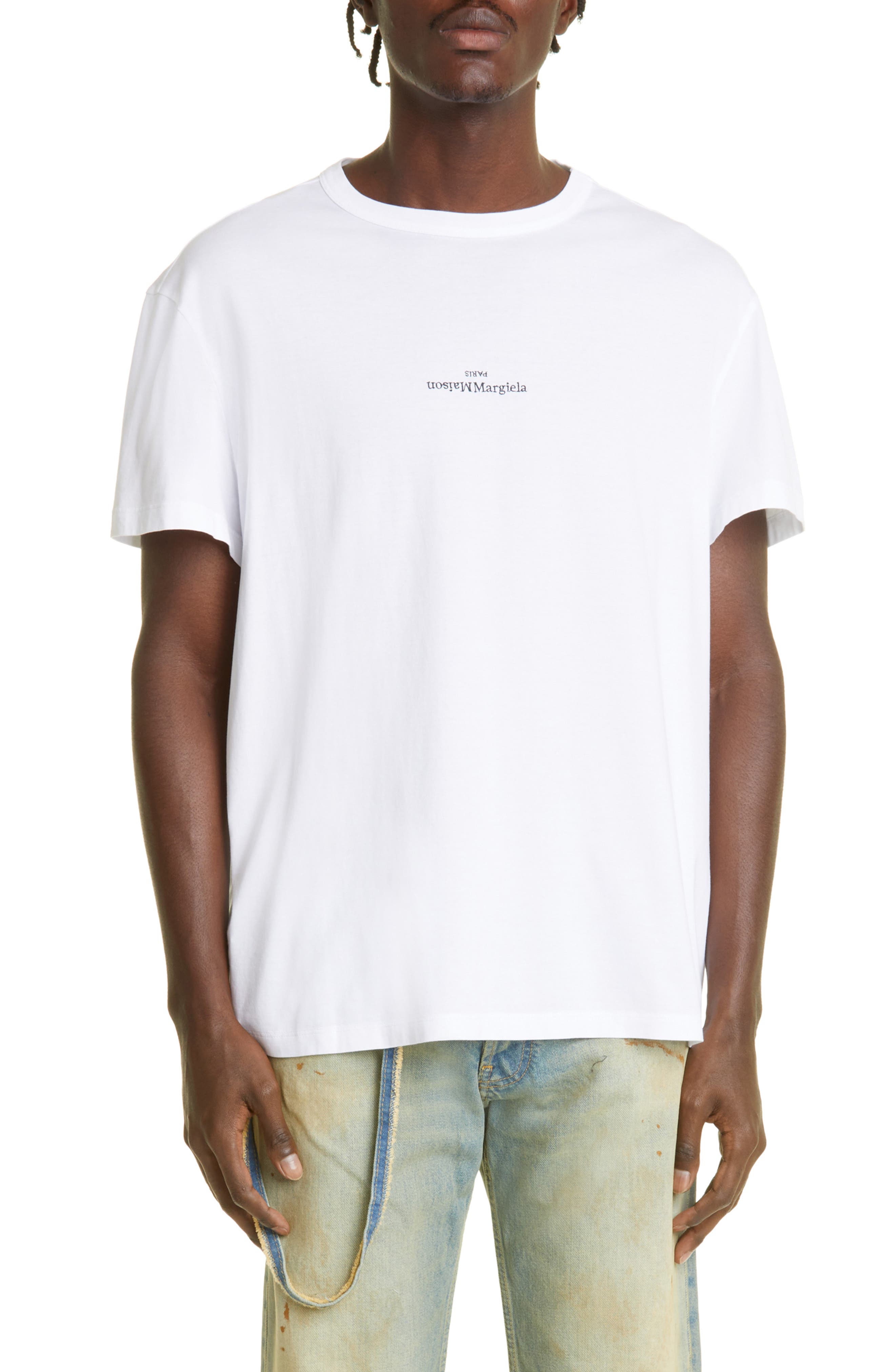 Maison Margiela Upside Down Cotton Logo T-Shirt | Nordstrom