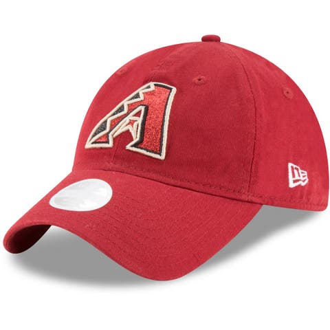 womens red baseball cap