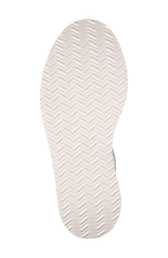 Naot Crepe Platform Sandal In Soft Silver Leather
