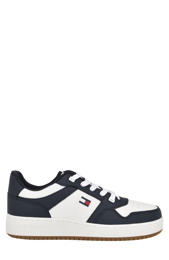 Shop Tommy Hilfiger Colorblock Sneaker In Dark Blue