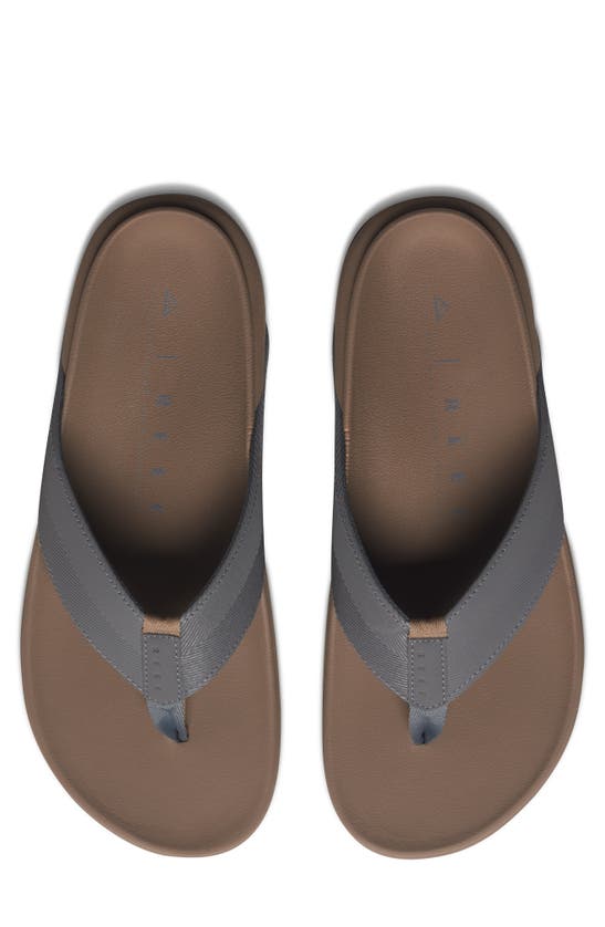 Reef The Raglan Flip Flop In Fossil/ Grey