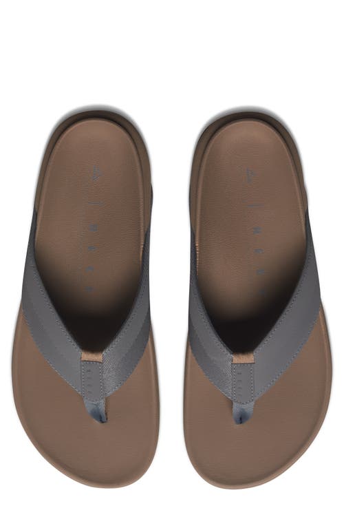 Shop Reef The Raglan Flip Flop In Fossil/grey