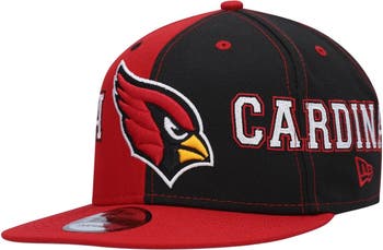 Men's New Era Cream/Black Arizona Cardinals 2023 Sideline Historic 9FIFTY Snapback  Hat