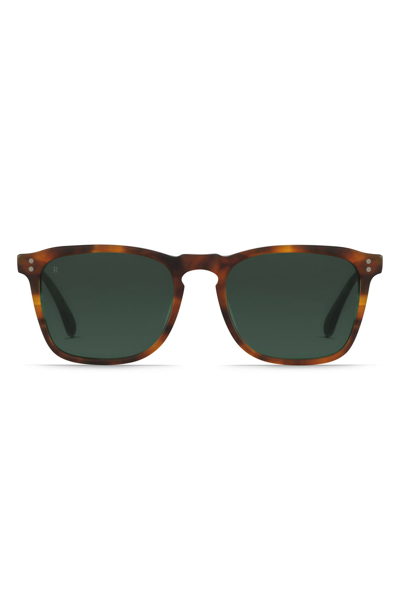 Raen Wiley Polarized Square Sunglasses In Matte Rootbeer/brown