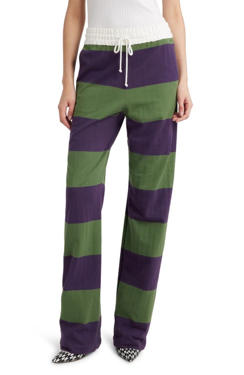 Dries Van Noten Block Stripe Cotton Sweatpants at Nordstrom, Us