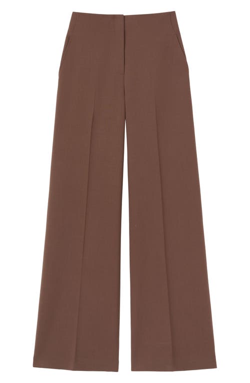 LAFAYETTE 148 LAFAYETTE 148 NEW YORK THAMES HIGH WAIST WIDE LEG STRETCH WOOL PANTS 