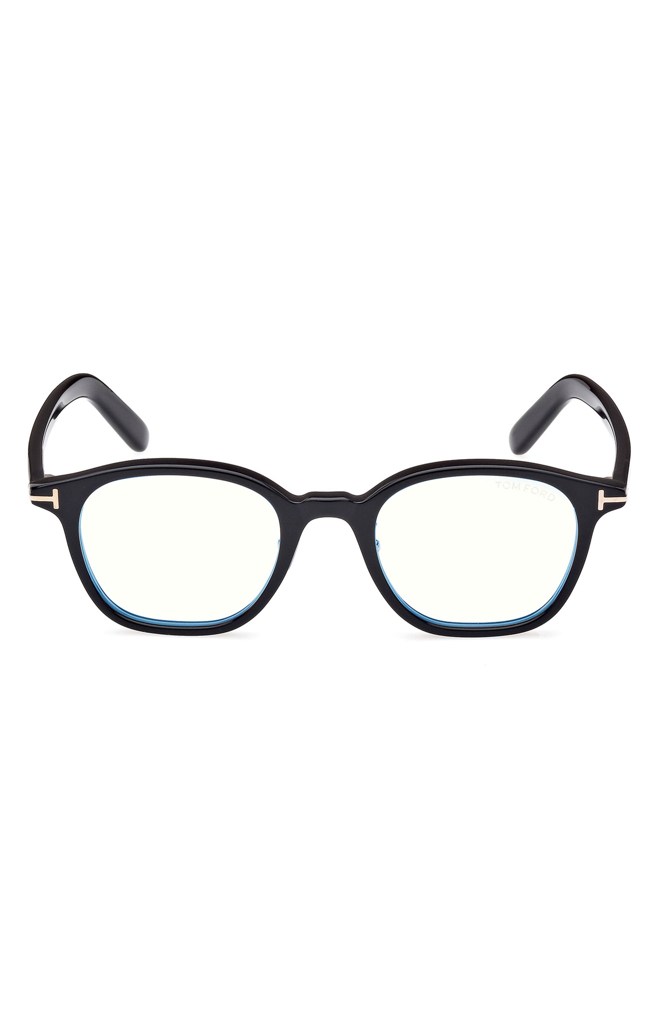 TOM FORD 49mm Square Blue Light Blocking Glasses Nordstrom