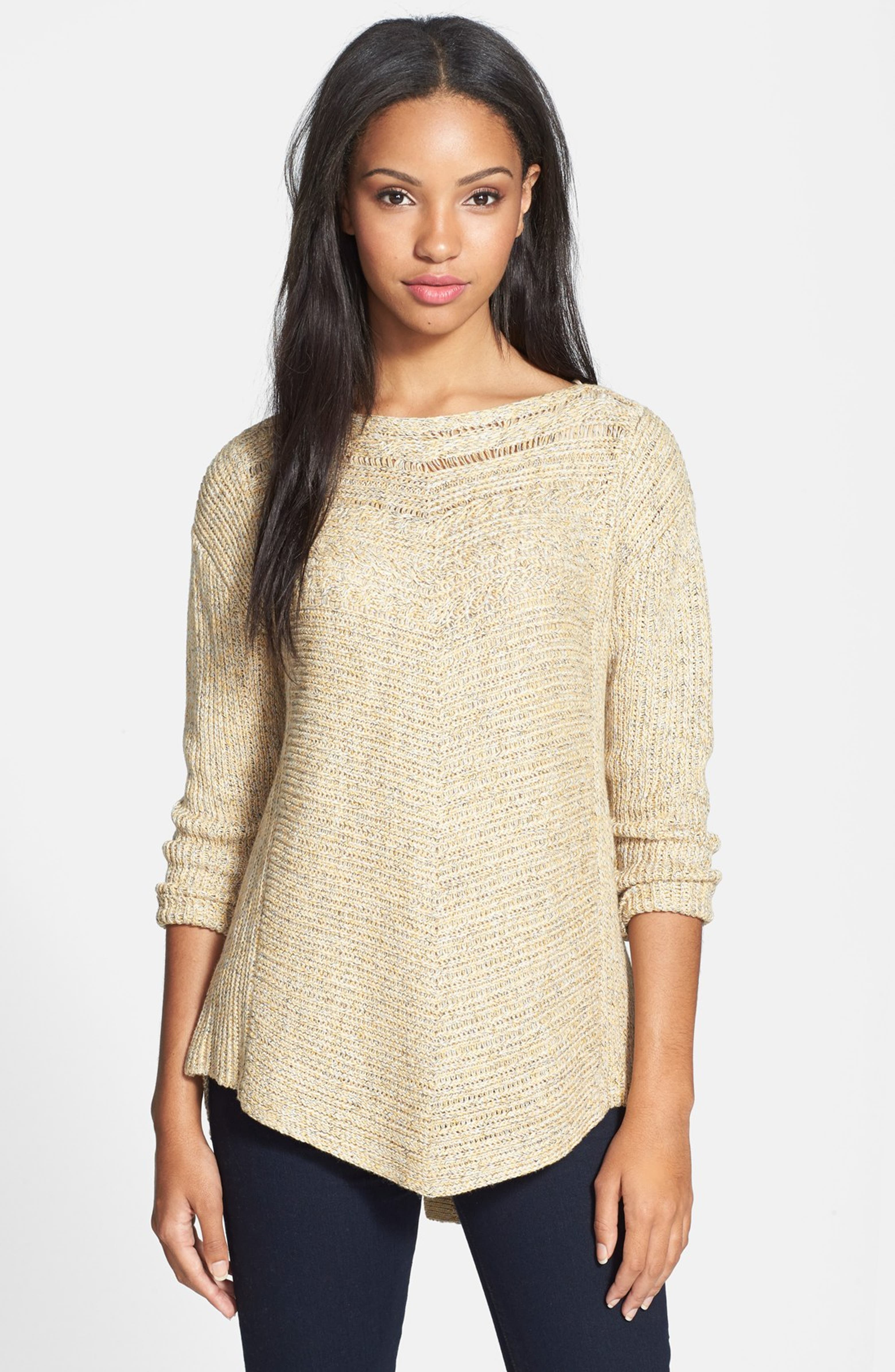 NIC+ZOE 'Rich Stitch' Button Back Sweater | Nordstrom