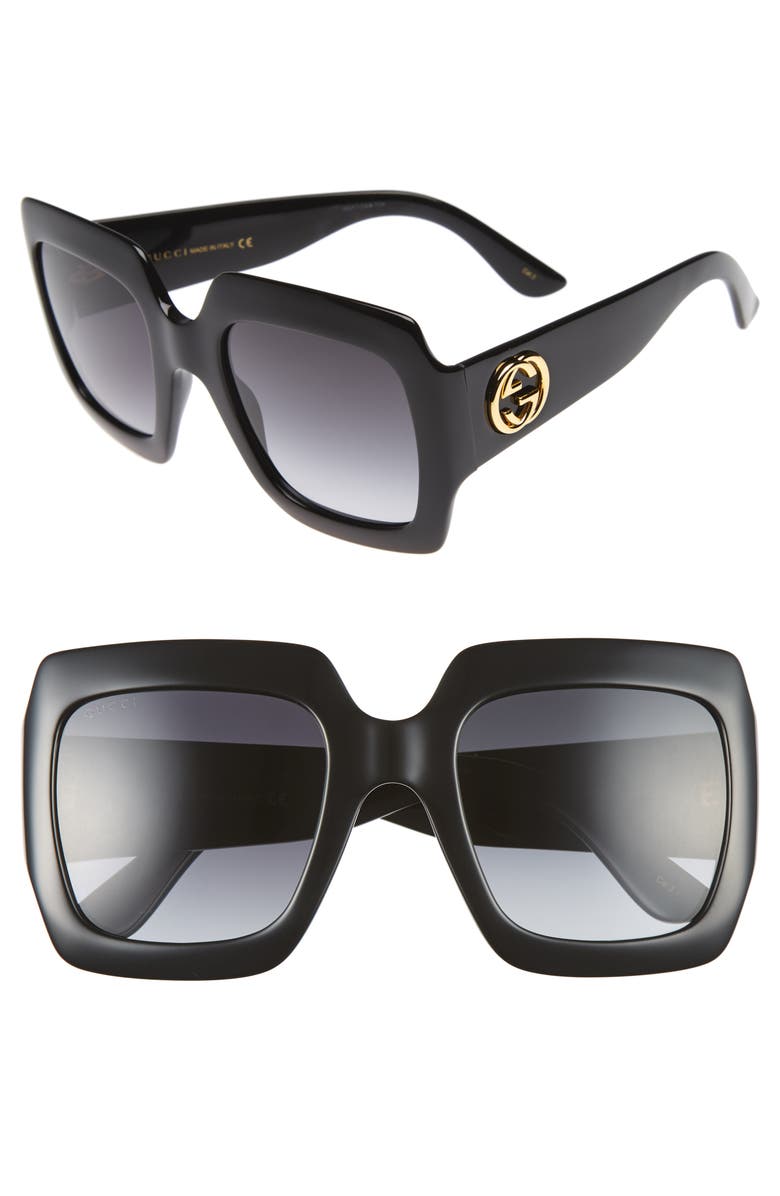 håber Træts webspindel Rise Gucci 54mm Square Sunglasses | Nordstrom