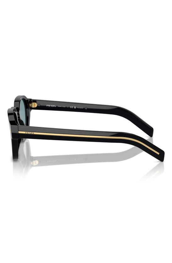 Shop Prada 52mm Polarized Phantos Sunglasses In Black