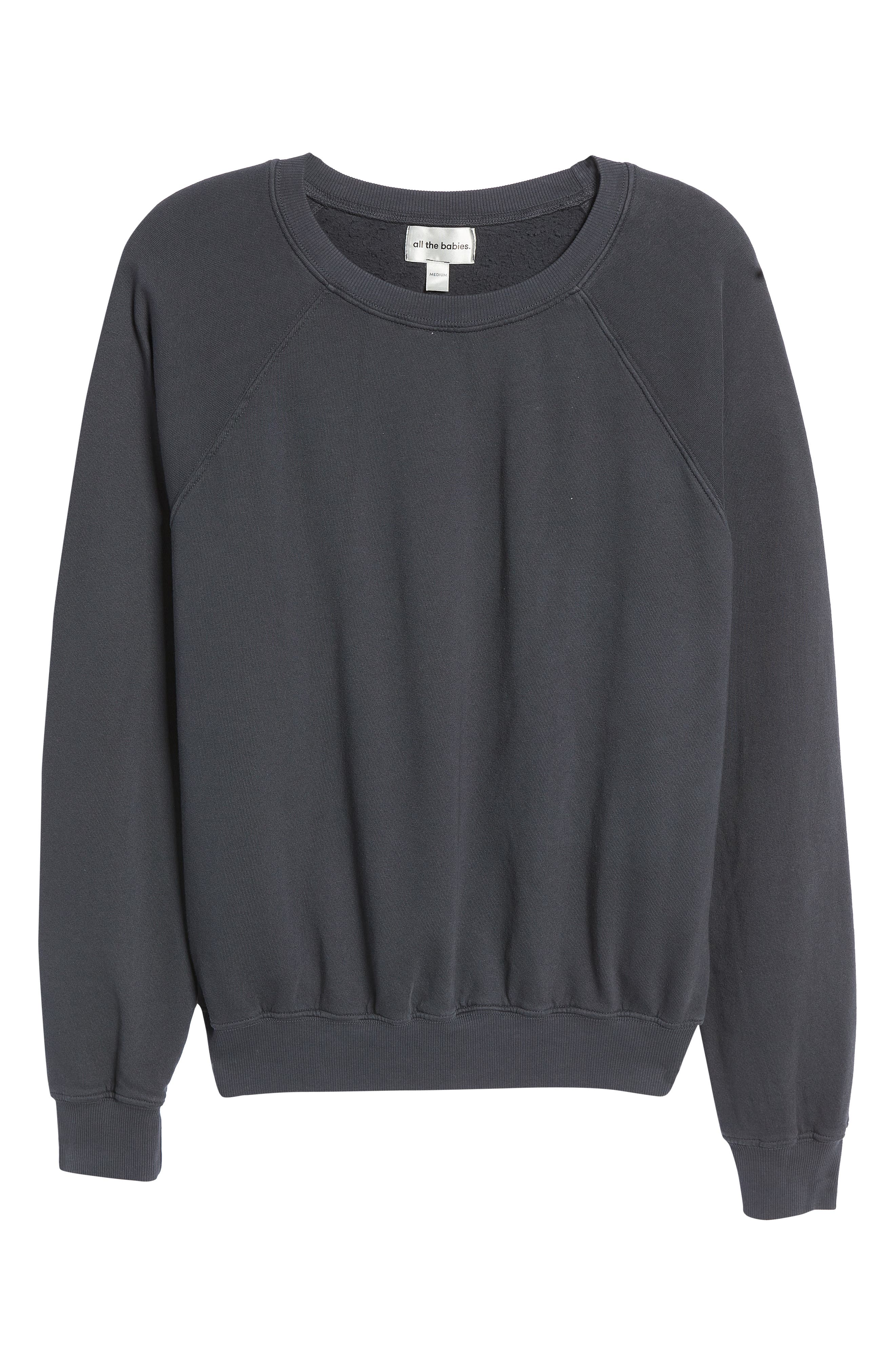 vintage black crewneck