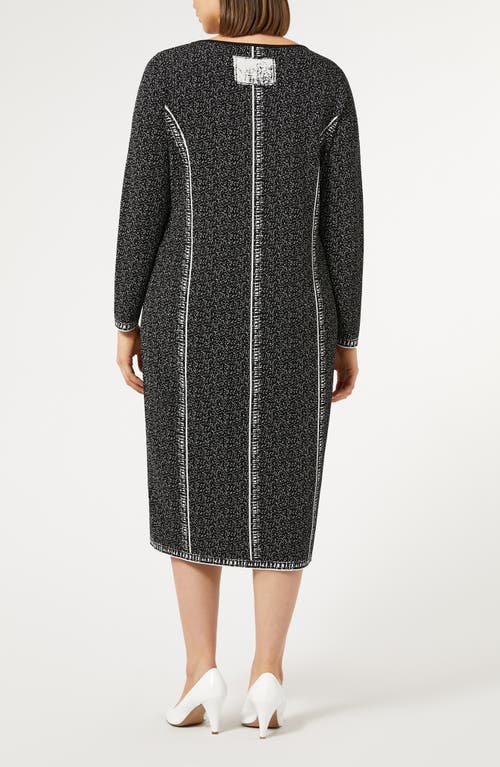 MARINA RINALDI MARINA RINALDI TANTALO LONG SLEEVE KNIT DRESS 