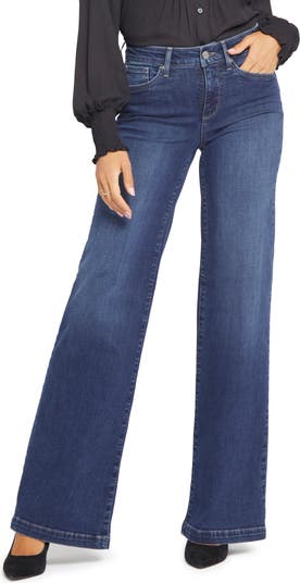 NYDJ Sateen Relaxed Flare Jeans