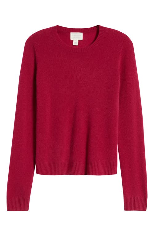 Caslonr Caslon(r) Cashmere Crewneck Sweater In Pink Plumier