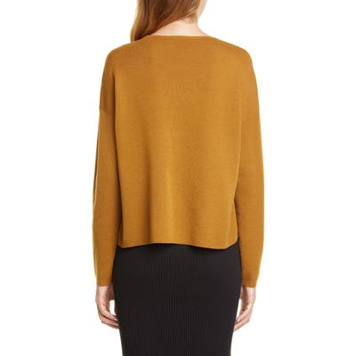 Eileen Fisher Crewneck Merino Wool Top
