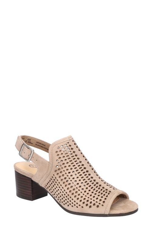 Bella Vita Emmalyn Sandal Almond Suede Leather at Nordstrom,