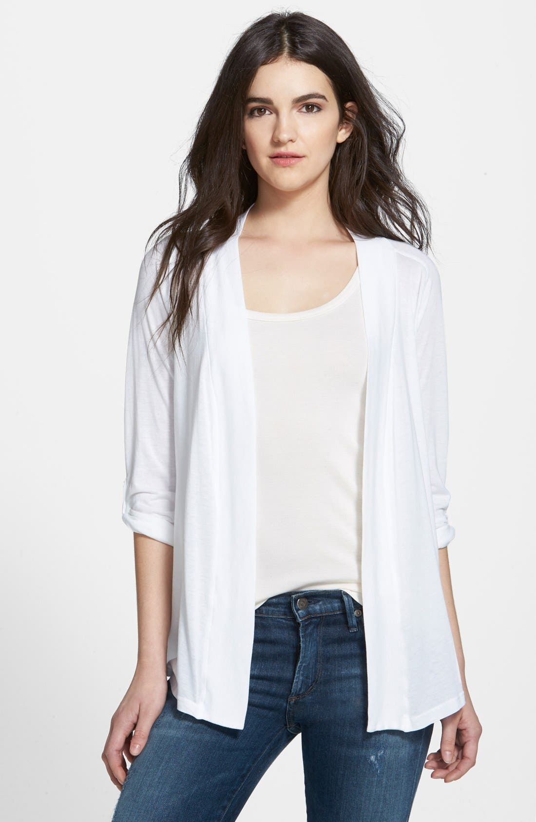 splendid open front cardigan