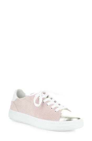 Bos. & Co. Cherise Sneaker In Champagne/pink