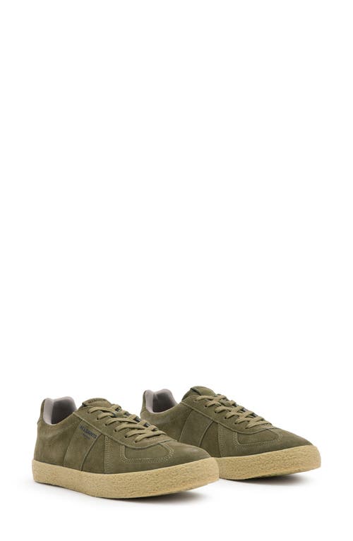 Shop Allsaints Jaimee Sneaker In Khaki Green