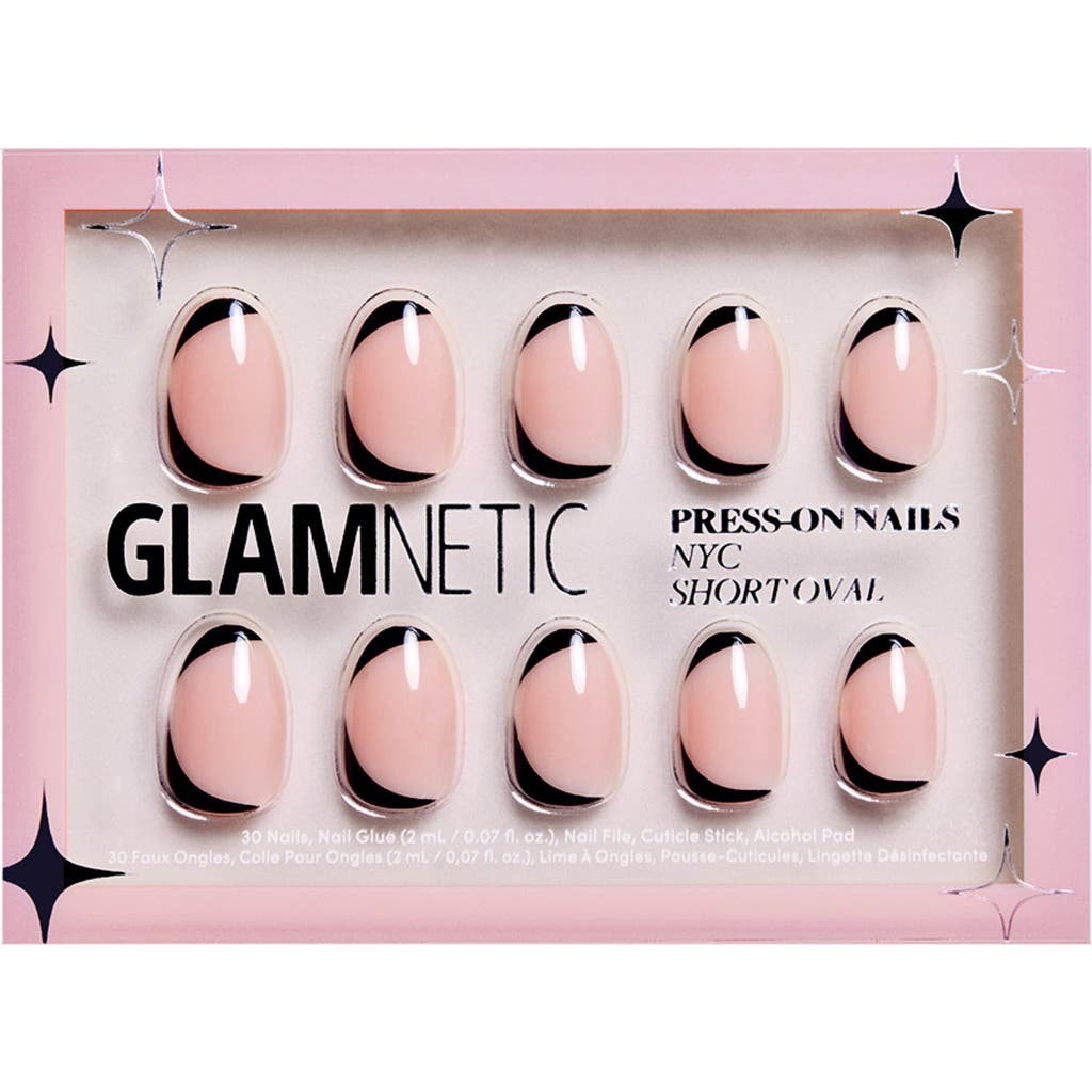 Glamnetic Nyc Short Oval Press-on Nails Set In Nyc