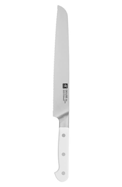 Shop Zwilling Pro Le Blanc 9-inch Bread Knife In Silver