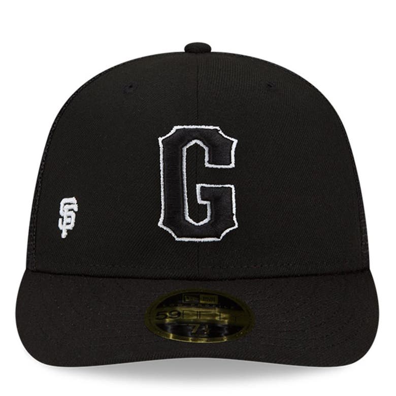 San Francisco Giants New Era Black & White Low Profile 59FIFTY