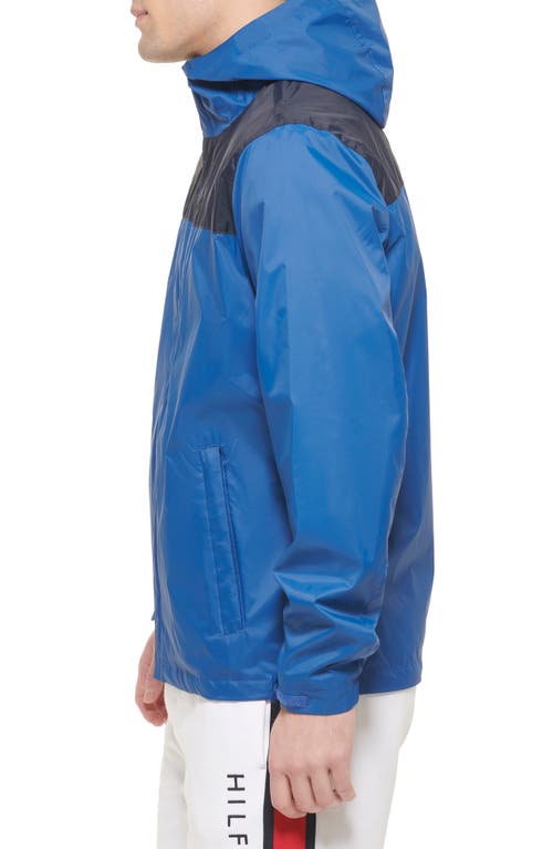 TOMMY HILFIGER TOMMY HILFIGER HOODED RAIN SLICKER JACKET