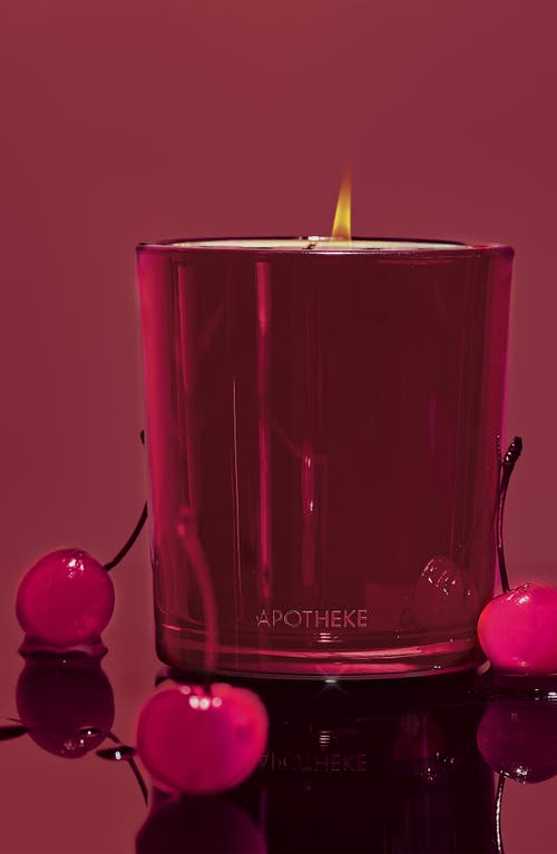 Shop Apotheke Bitter Cherry Classic Scented Candle In Red