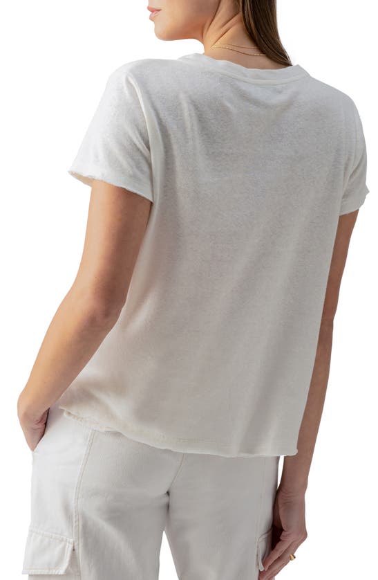Shop Sanctuary Perfect Linen T-shirt In White