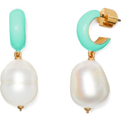 Kate Spade New York Freshwater Pearl Huggie Earrings