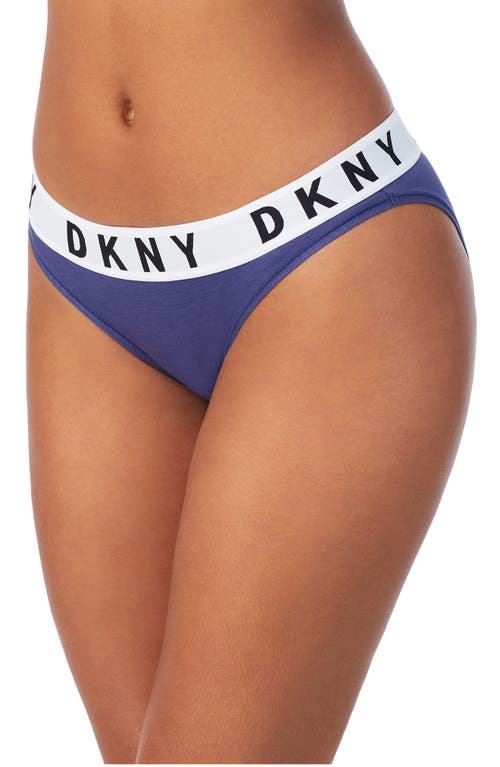 Dkny Cozy Boyfriend Bikini Briefs In Dusk