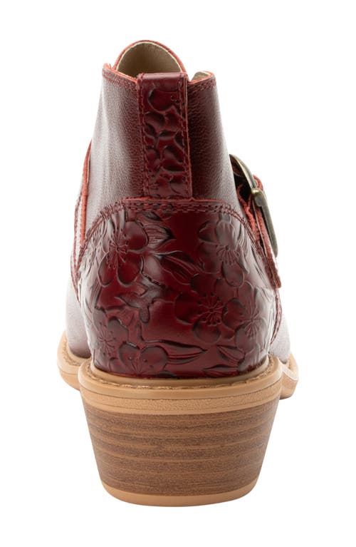 Alegria By Pg Lite Mikki Showboat Bootie In Loretta Red