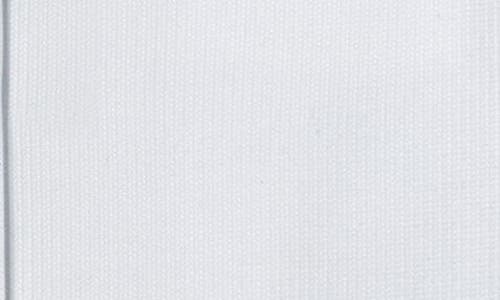 David Donahue Trim Fit Birdseye French Cuff Dress Shirt In White