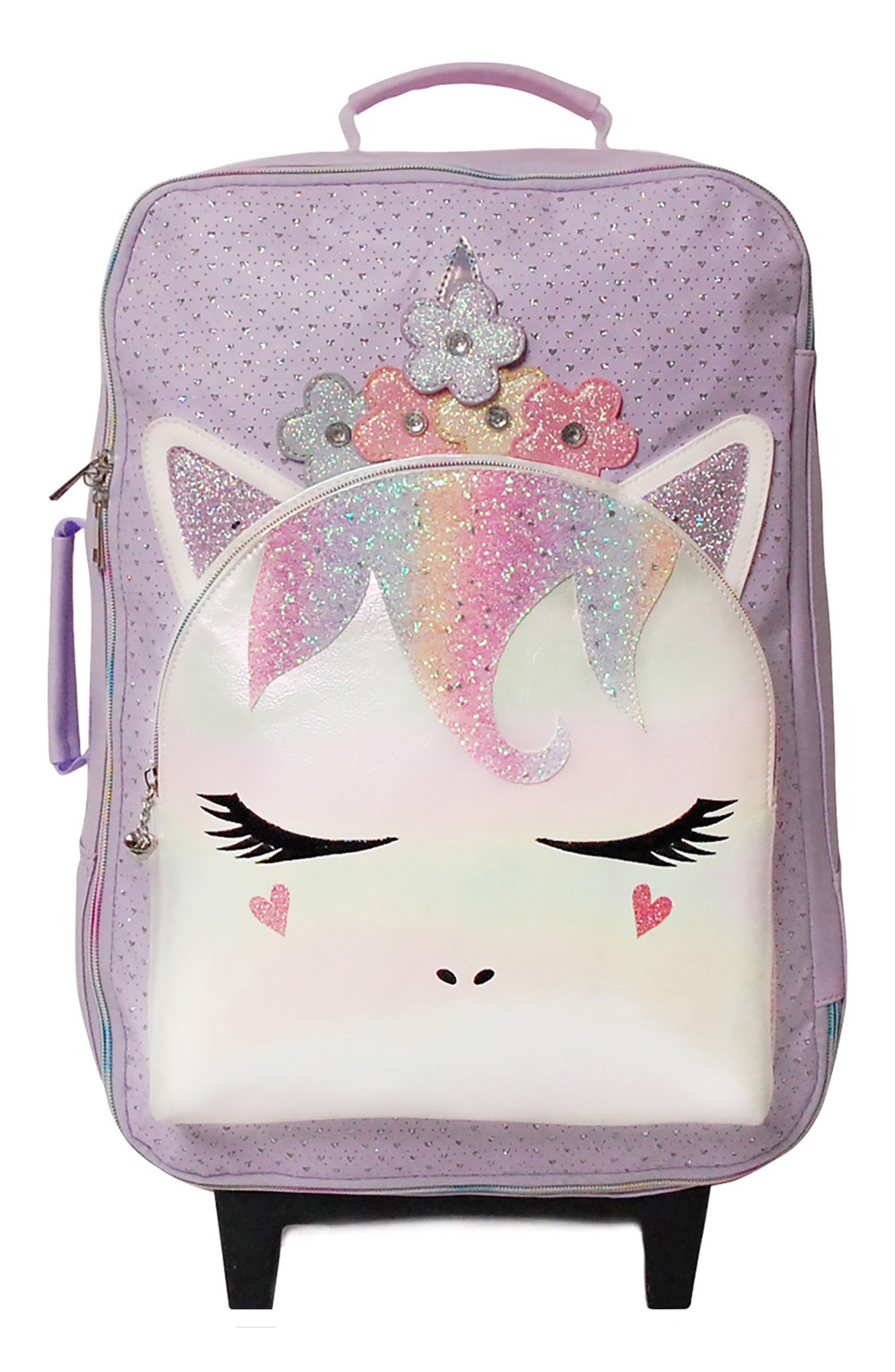 unicorn rolling suitcase