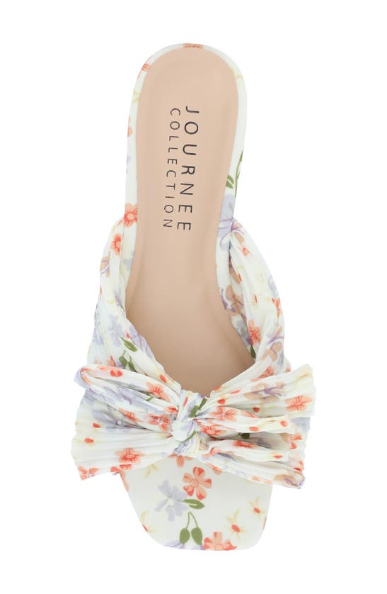 Shop Journee Collection Serlina Sandal In Light Floral