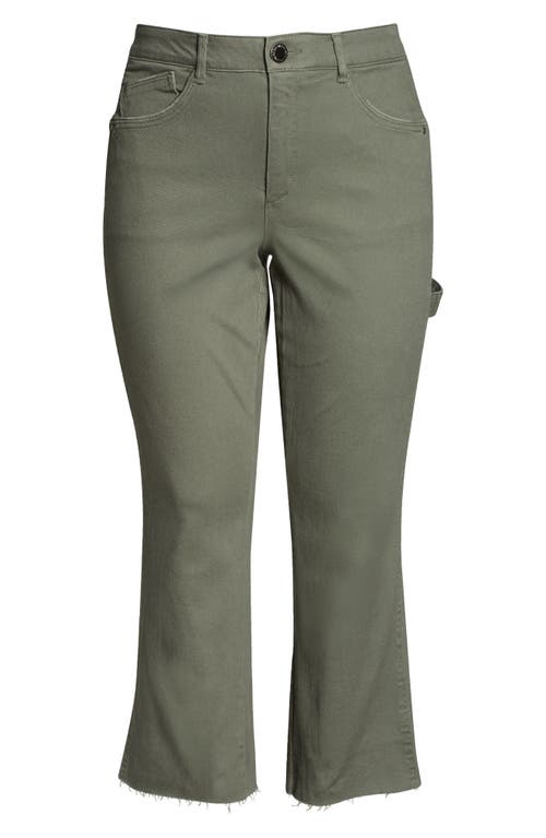 Wit & Wisdom 'ab'solution Skyrise Raw Hem Barely Bootcut Jeans In Laurel Wre