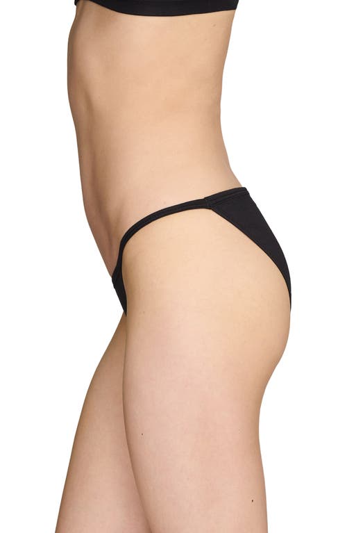 Cuup The Cotton String Bikini In Black