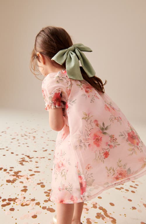 Shop Next Kids' Organza Dress In Pink