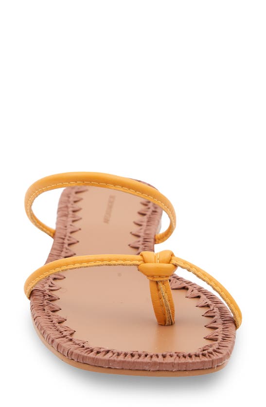 Bcbgmaxazria Women's Bali Flat Sandal Women's Shoes In Yellow