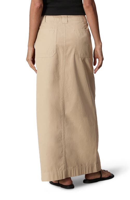 Shop Rag & Bone Leyton Cotton Maxi Skirt In Khaki