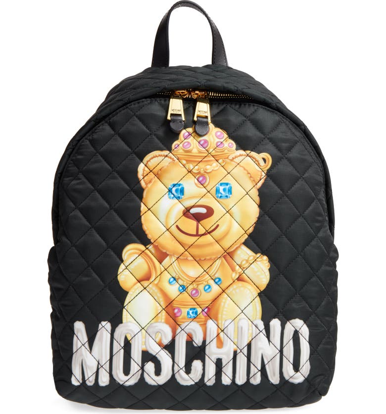 Moschino Teddy Bear Quilted Backpack | Nordstrom