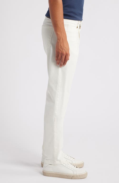 Shop Jack Victor Jackie 5-pocket Stretch Cotton Pants In White