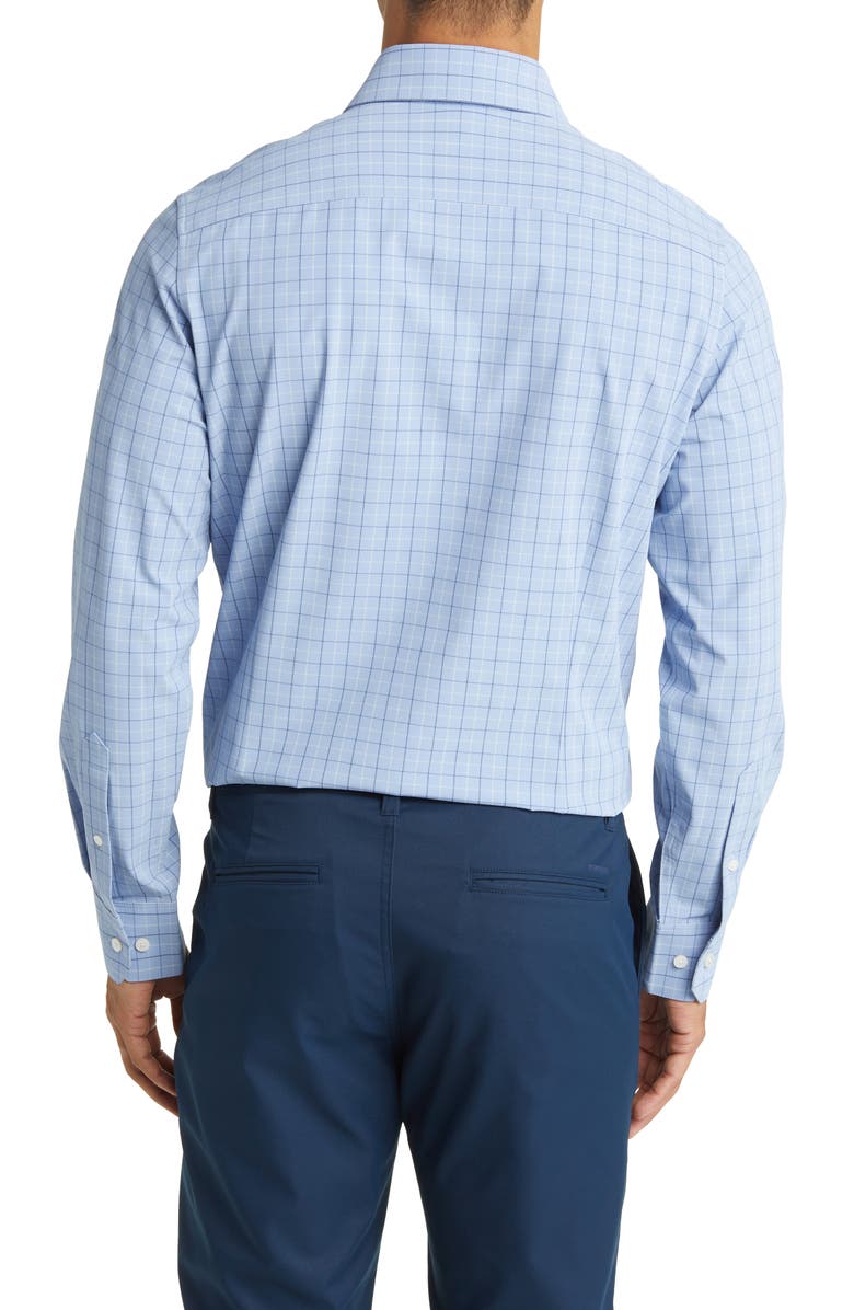 Mizzen+Main Leeward Trim Fit Plaid Performance Button-Up Shirt | Nordstrom