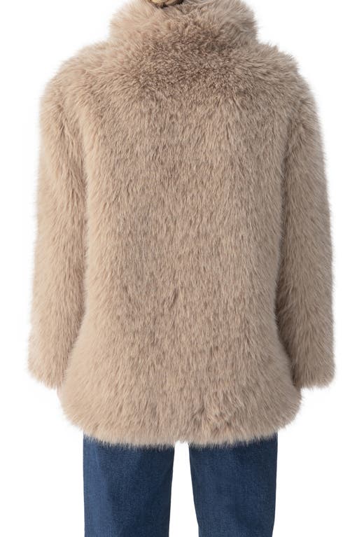 Shop Sanctuary Carmen Faux Fur Coat In Chocolate