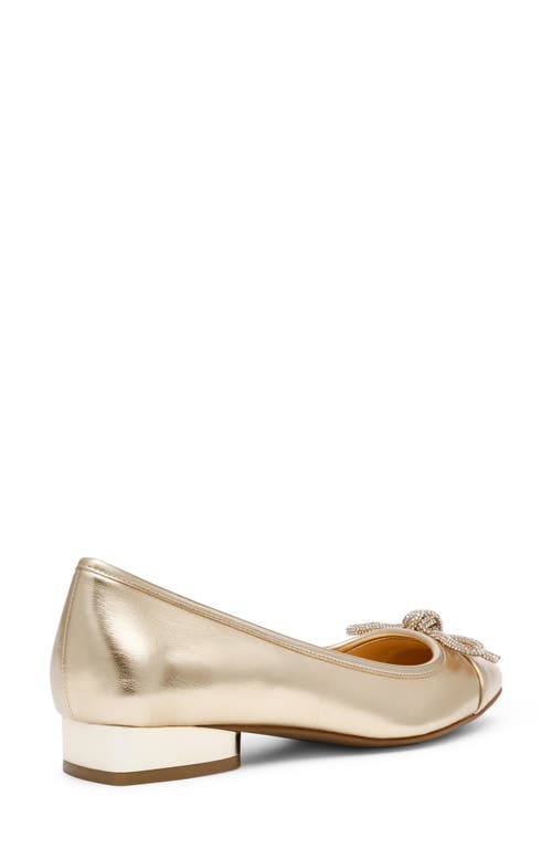 Shop Anne Klein Cassidy Flat In Light Gold